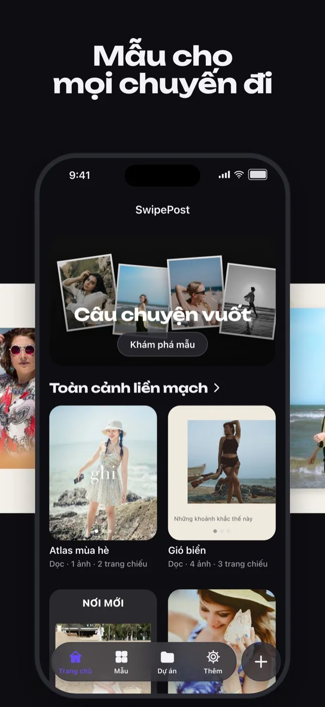 Mẫu cho mọi chuyến đi